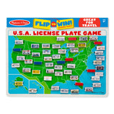 USA License Plate Travel Game