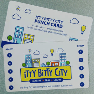 Itty Bitty City Punch Card